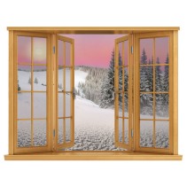 Ventanas 3d montañas nevadas